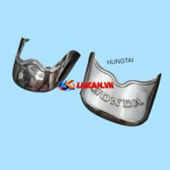 Cặp mũi dè đuôi trắng inox xe WAVE Thái, ALPHA, ZX.... chắn bùn