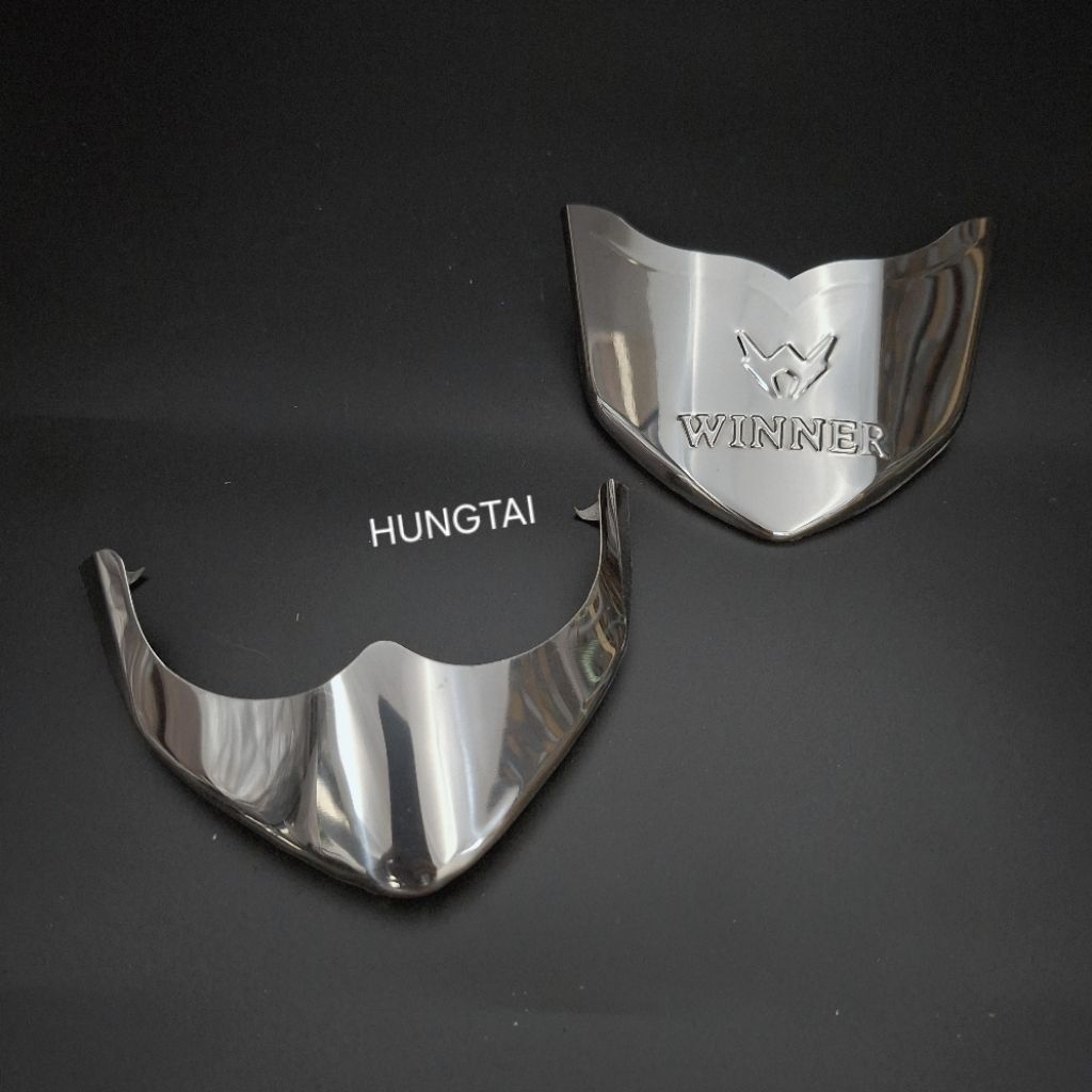 Cặp mũi dè đuôi trắng inox xe WINNER 150.... chắn bùn - Ảnh 4