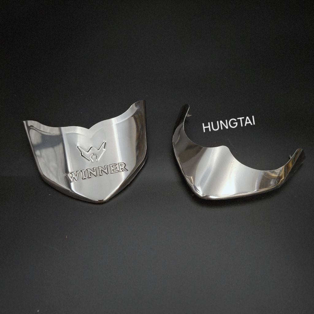 Cặp mũi dè đuôi trắng inox xe WINNER 150.... chắn bùn - Ảnh 3