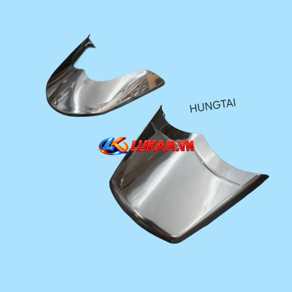 Cặp mũi dè, đuôi chắn bùn trước sau inox WAVE A, ALPHA 110 2017-2025....