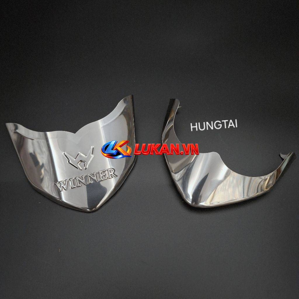 Cặp mũi dè đuôi trắng inox xe WINNER 150.... chắn bùn