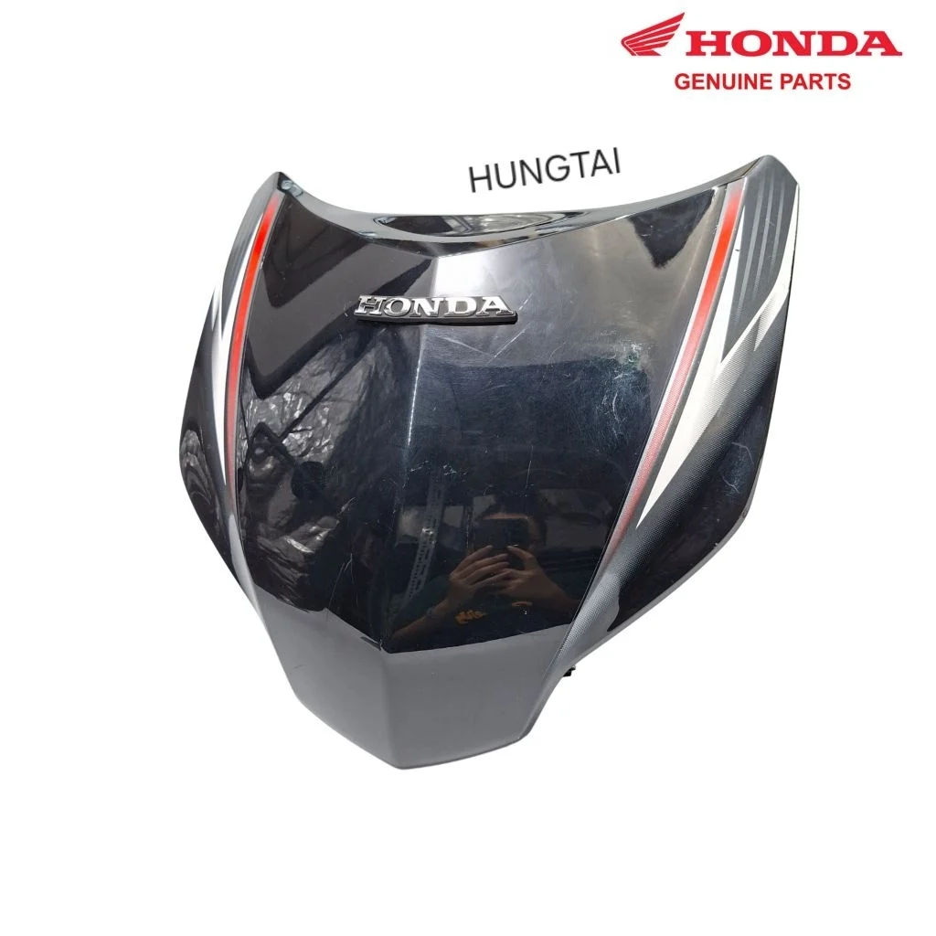 Nhựa mặt nạ trước xe FUTURE MẬP 125 đen zin Honda - Ảnh 4