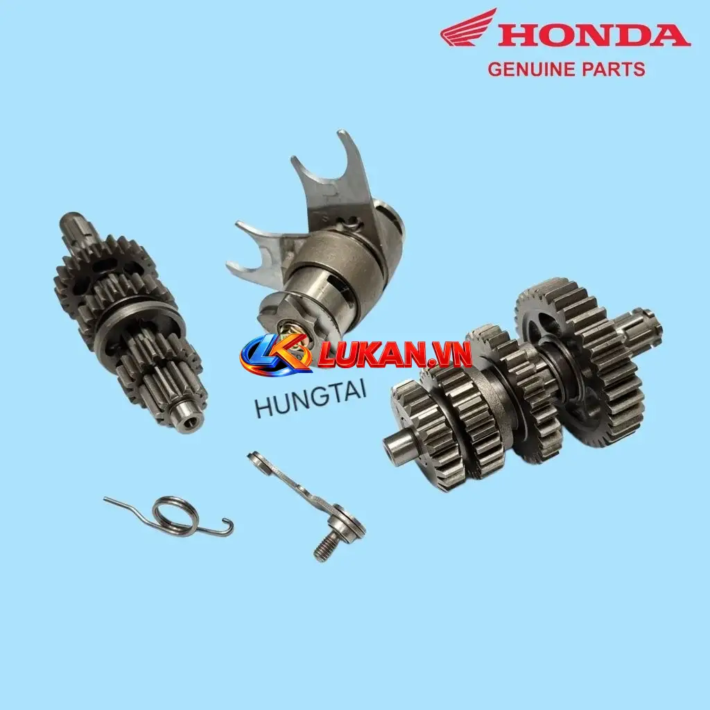 Bộ bánh răng, trục cốt nhông heo số xe WIN 100... côn tay - Ảnh 2