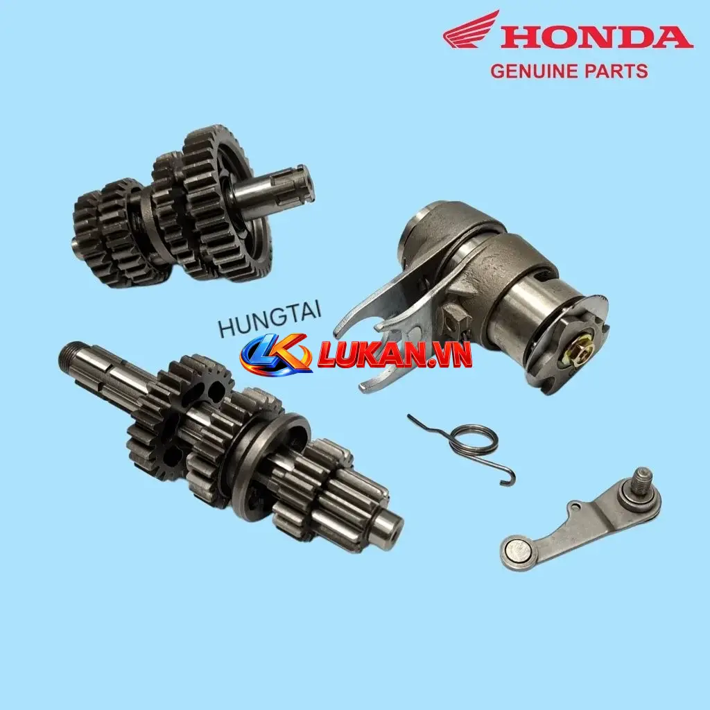Bộ bánh răng, trục cốt nhông heo số xe WIN 100... côn tay - Ảnh 5