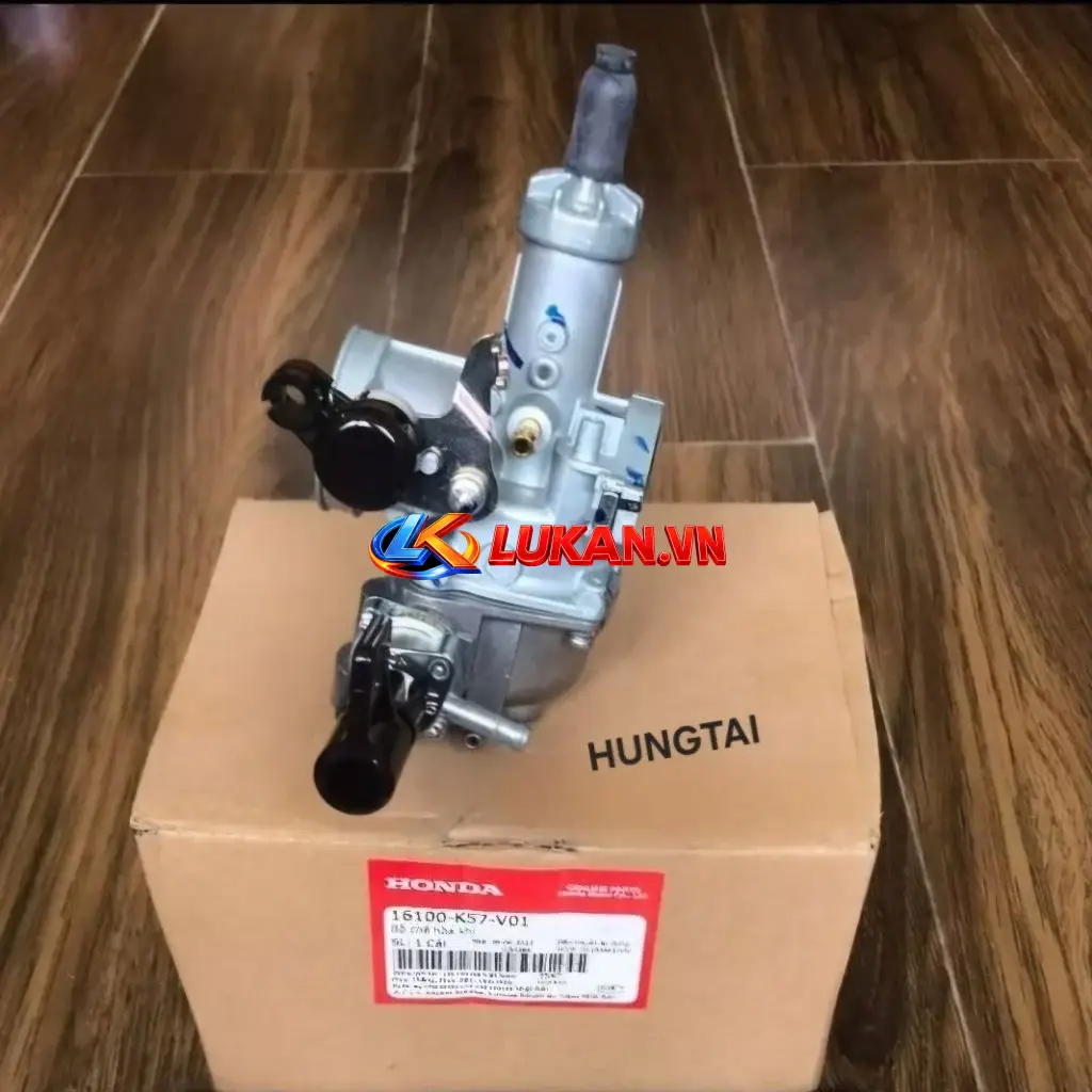 Bình xăng con, chế hòa khí WAVE BLADE 110... zin 16100-K57-V01 - Ảnh 2