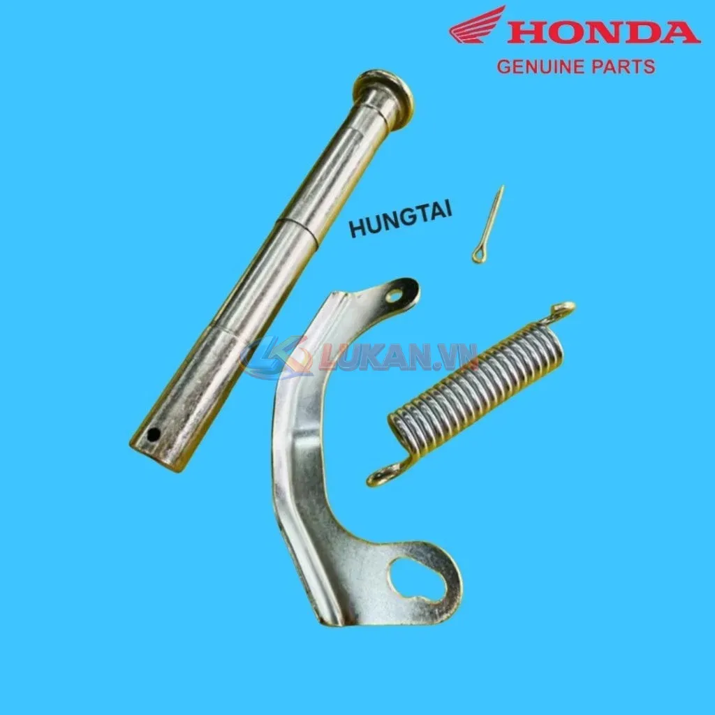 Bộ 4 móc lò xo, cốt chân chống đứng WAVE Thái, ALPHA, ZX, FUTURE 1... zin - Ảnh 2