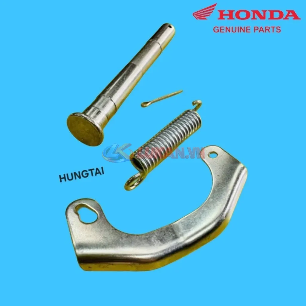 Bộ 4 móc lò xo, cốt chân chống đứng WAVE Thái, ALPHA, ZX, FUTURE 1... zin - Ảnh 4