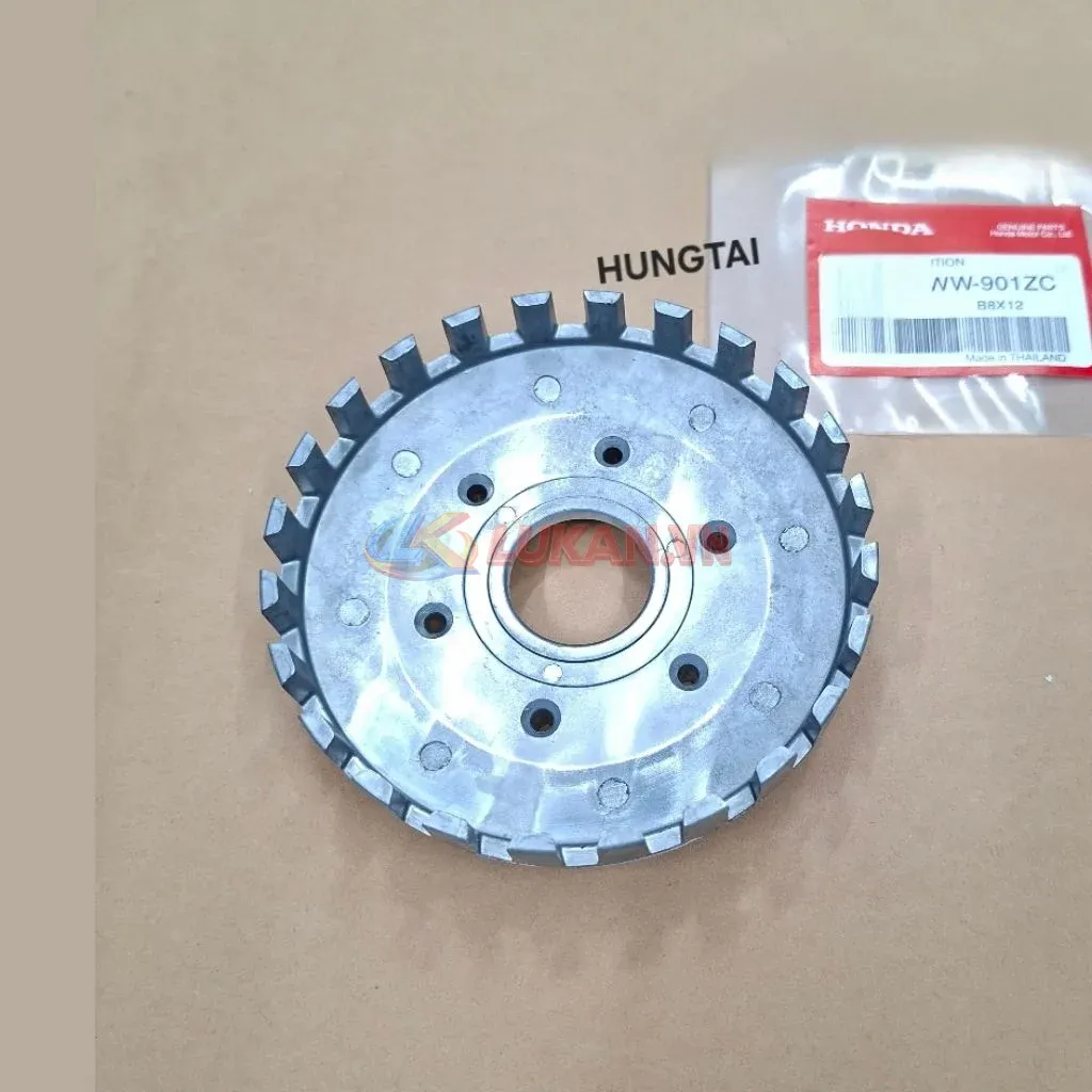 Đế nhôm nồi côn ly hợp xe WAVE S110, RSX.... mỏng 3 lá - Ảnh 2