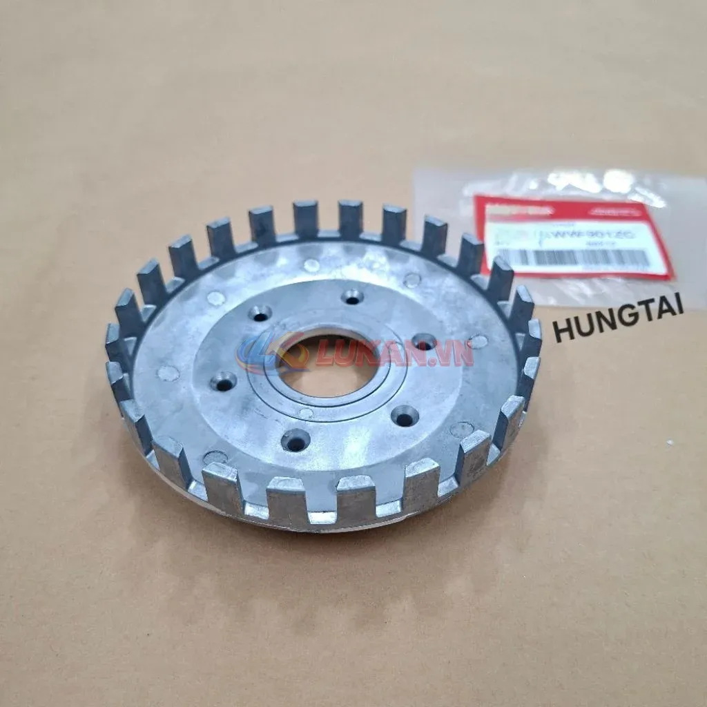 Đế nhôm nồi côn ly hợp xe WAVE S110, RSX.... mỏng 3 lá - Ảnh 5