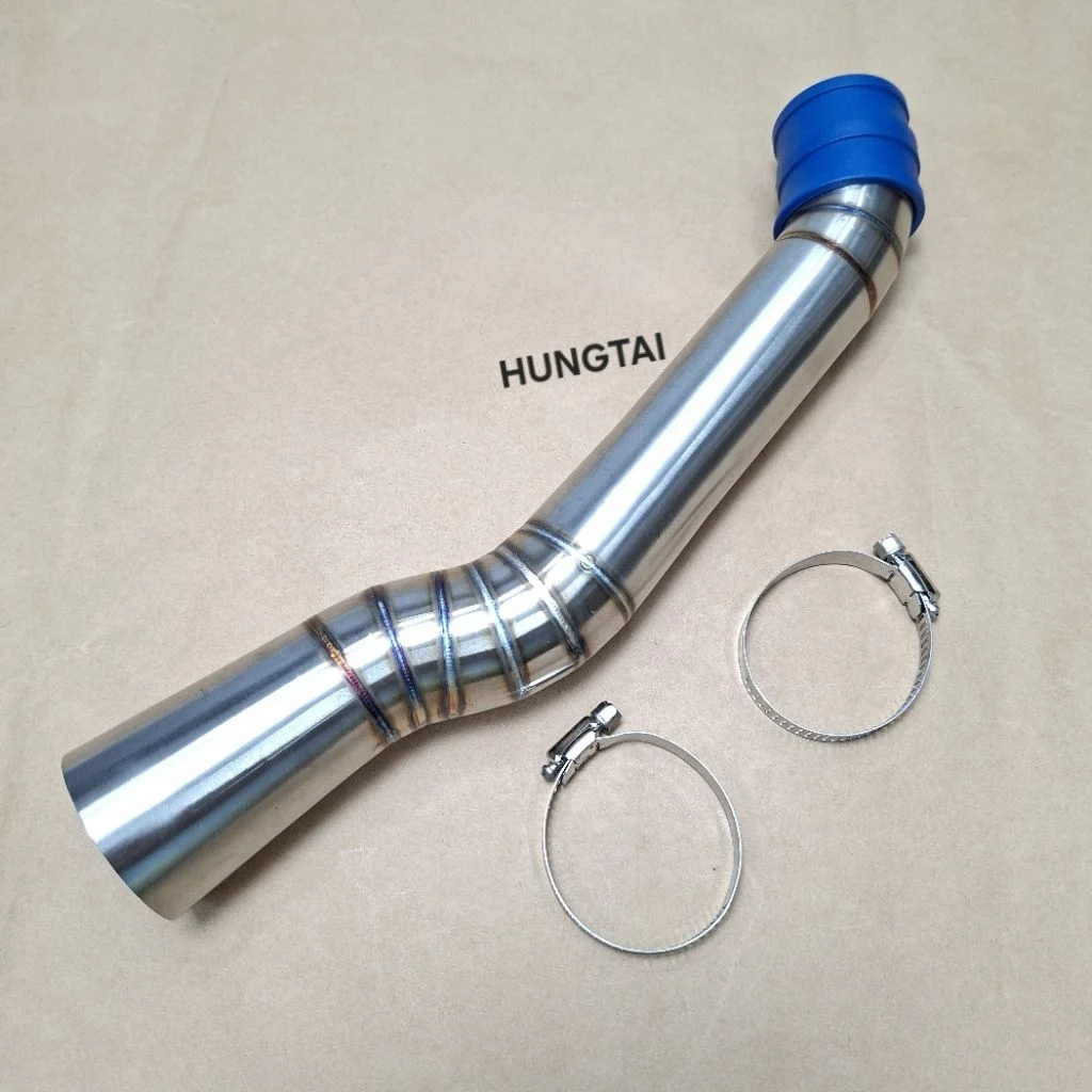 Ống co pô e, mũi heo cổ hút gió inox xe FUTURE LED, WAVE 125.... - Ảnh 3