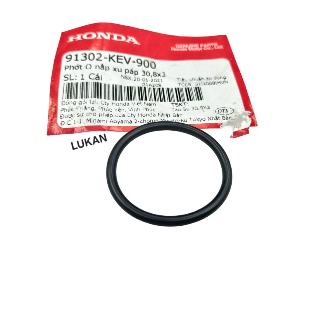 Gioăng, ron sin cao su nắp xupap zin 91302-KEV-900 - Ảnh 2