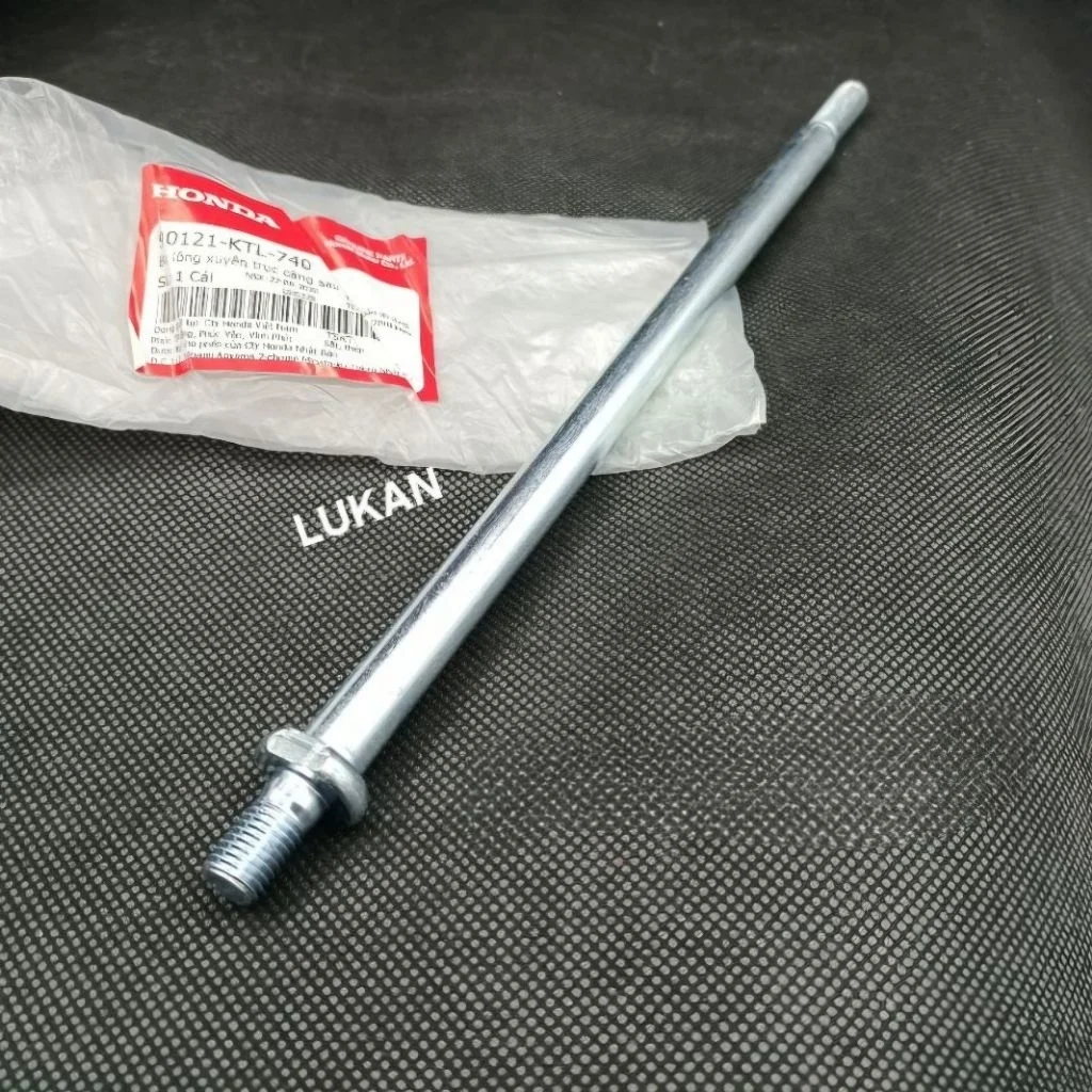 Trục cốt càng gắp, gấp bánh sau FUTURE 2, NEO, X, WAVE 125... zin 90121-KTL-740 - Ảnh 2