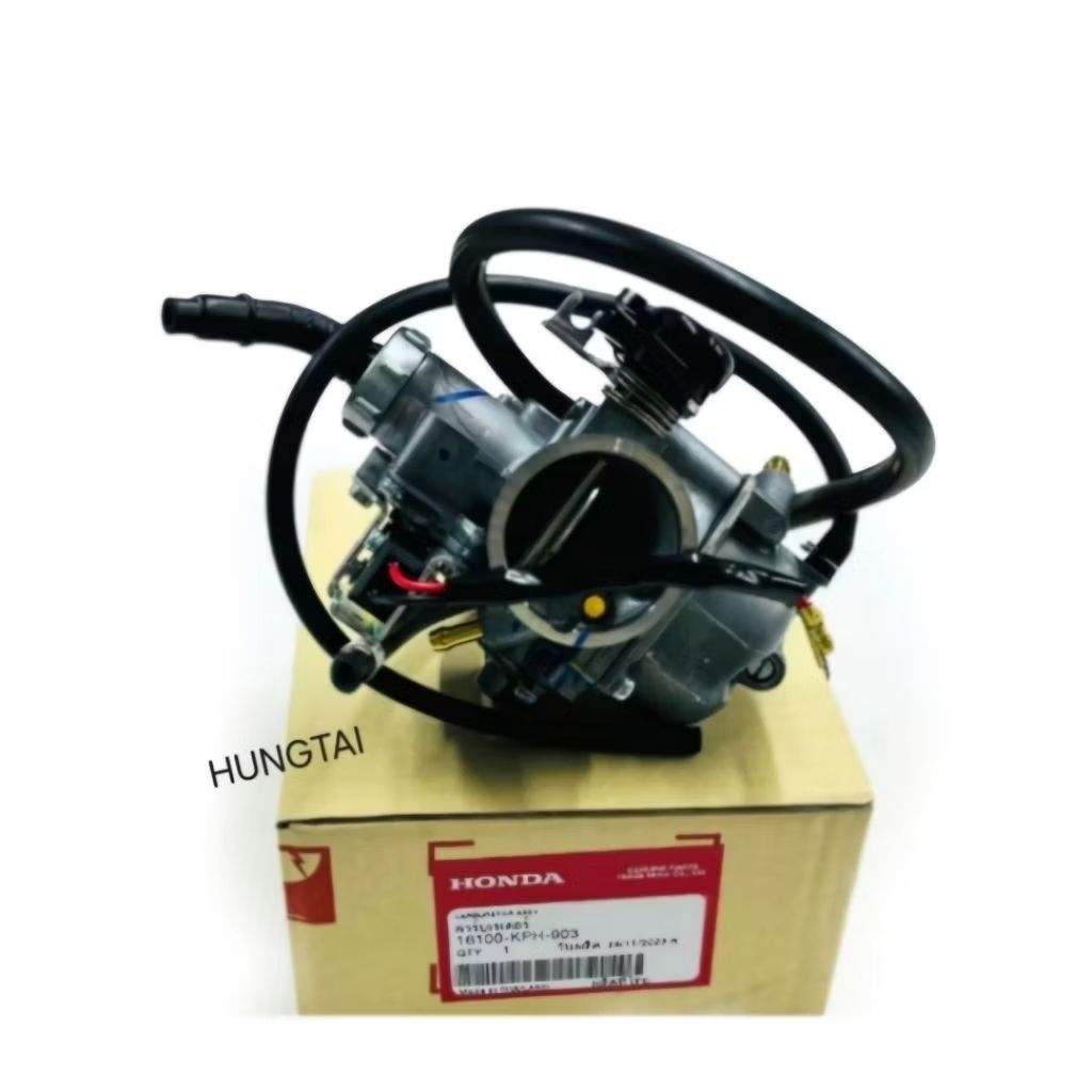 Bình xăng con, chế hòa khí e điện xe FUTURE, WAVE 125... zin Honda Thái 16100-KPH-B21 - Ảnh 5