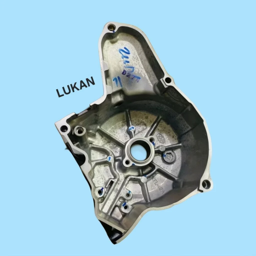 Nắp lốc máy trái, đề lửa điện xe WAVE A, ALPHA 100... Đen zin 11341-KRS-600 - Ảnh 4