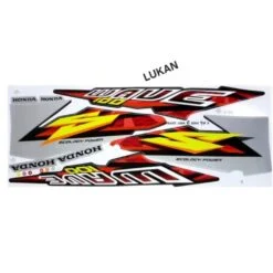 Bộ tem lửa xe WAVE Thái 100... Xám đỏ