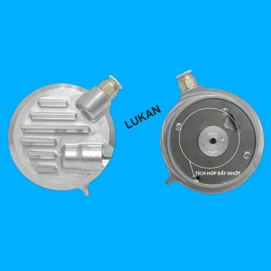 Nắp cam tròn đầu quylat CNC xe DREAM, WAVE... có bẫy nhớt thông hơi - Ảnh 4
