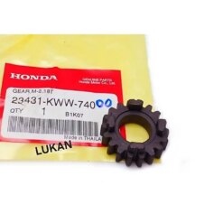 Bánh răng, nhông số 2 cốt nồi WAVE S110, RSX, BLADE, A110... 18T zin 23431-KWW-B10