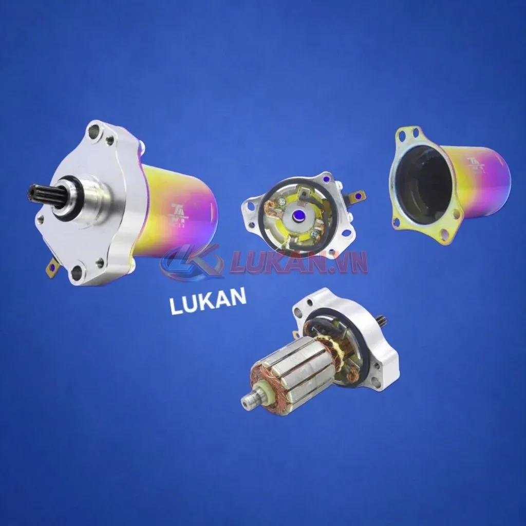 Củ motor đề độ khởi động WAVE S110, RSX, BLADE, A110.... bao mạnh - Ảnh 3