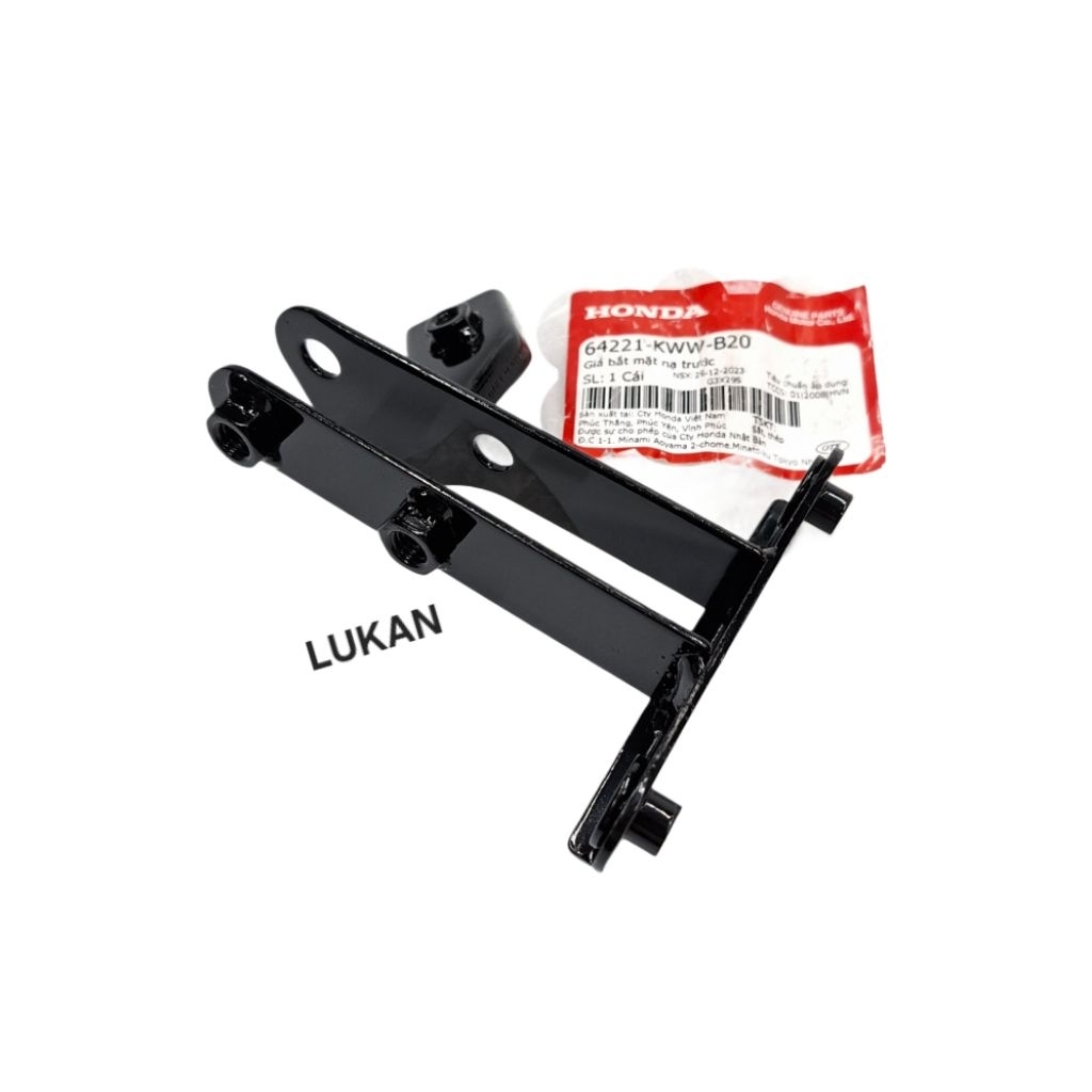 Khung pass bắt nhựa mặt nạ trước xe WAVE S110, RSX.... zin 64221-KWW-B20 - Ảnh 7