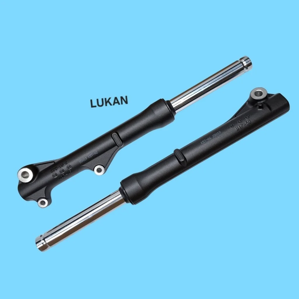 Cặp phuộc nhún giảm sóc trước xe WAVE RSX, BLADE 110... Đen đĩa zin 51400-K57-A21, 51500-K57-A21 - Ảnh 5