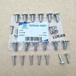 Bộ 23 ốc inox, vít dàn áo CNC xe WAVE Thái, ALPHA, ZX... đời đầu