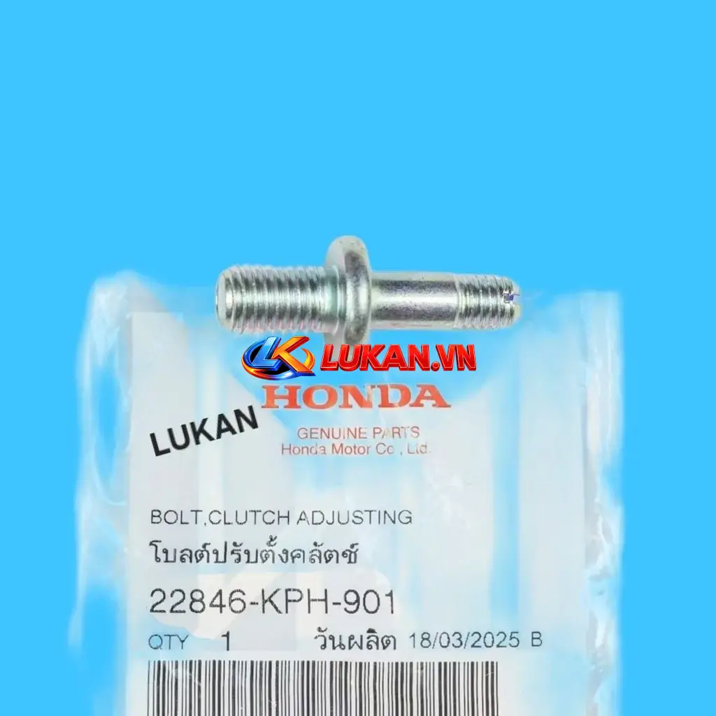 Ốc chỉnh nồi côn ly hợp WAVE S110, RSX, BLADE, FUTURE 125... zin 22846-KPH-901