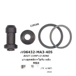 Bộ 4 phốt cao su piston heo dầu, phanh xe MSX 125.... zin 06432-MA3-405