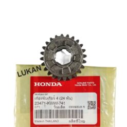 Bánh răng, nhông số 4 cốt nồi WAVE S110, RSX, BLADE, A110... 24T zin 23471-KWW-741, K03-H10
