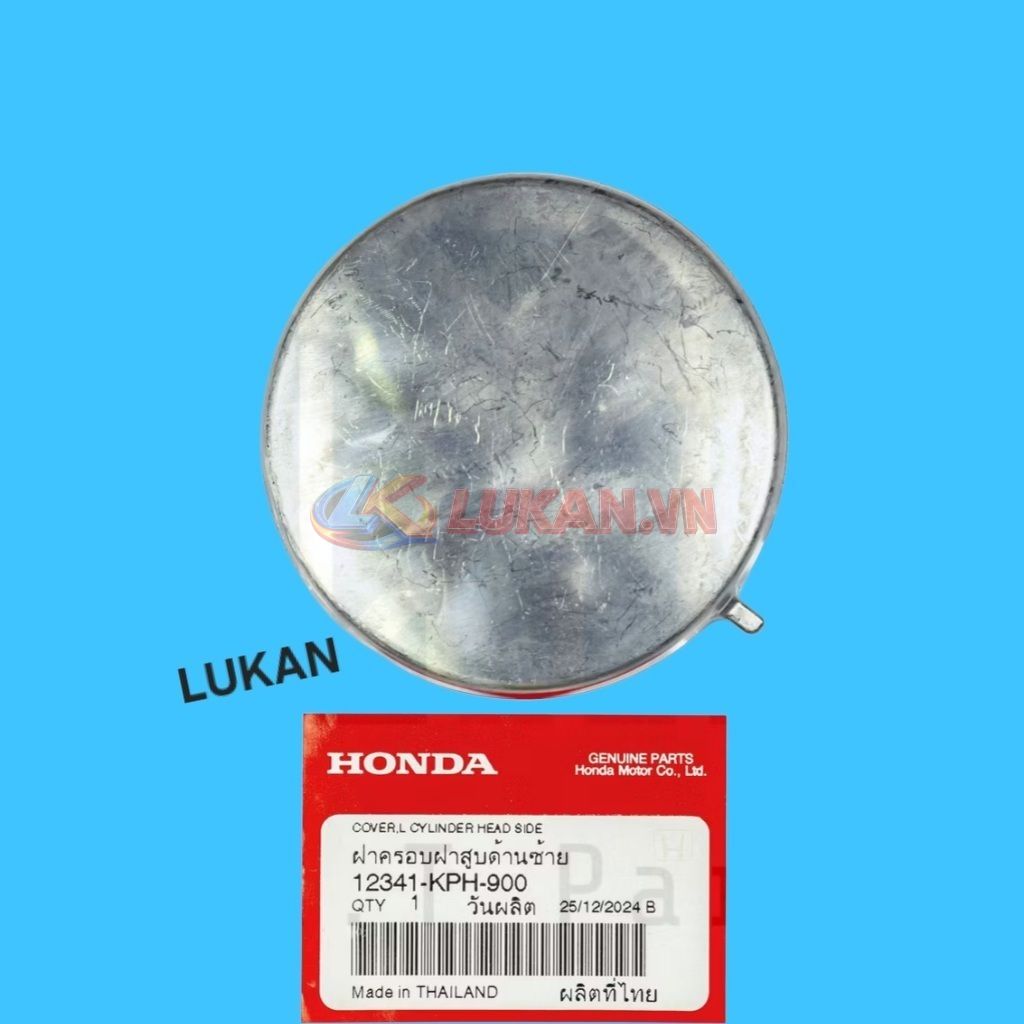 Nắp cam tròn đầu bò quylat xe FUTURE 2, NEO, X 125.... zin 12341-KPH-900 - Ảnh 2