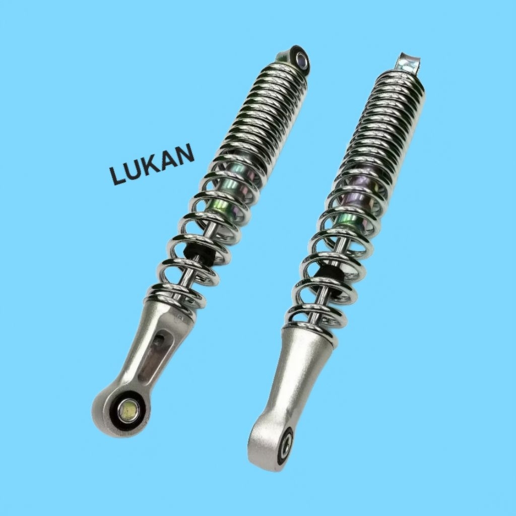 Cặp phuộc nhún, giảm sóc sau WAVE A, RS, S100, RSX... xi bóng - Ảnh 3