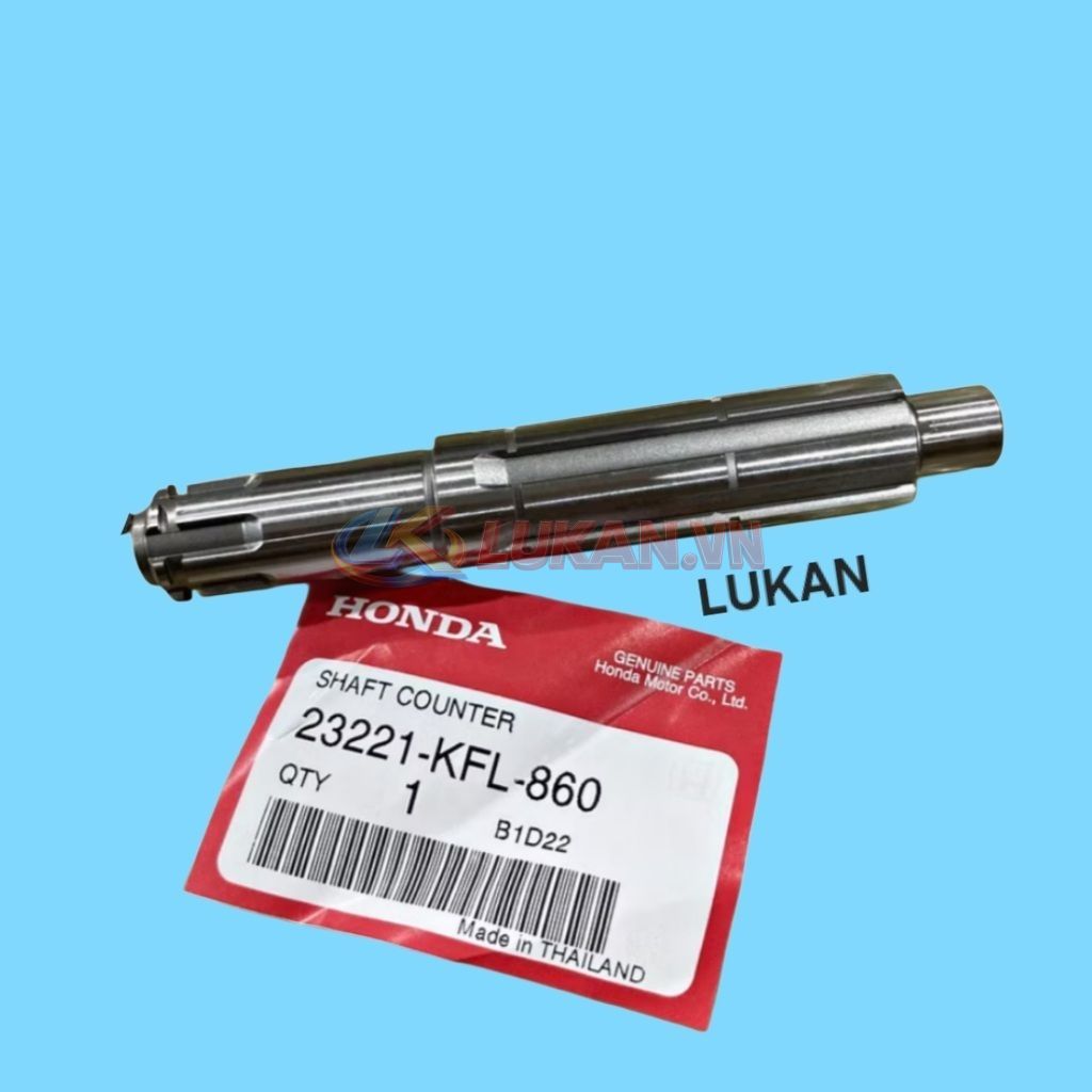 Trục cốt số, nhông tải xe WAVE Thái 110, FUTURE 1... zin 23221-KFL-860 - Ảnh 4