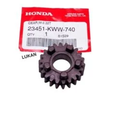 Bánh răng, nhông số 3 cốt nồi WAVE S110, RSX, BLADE, A110... 22T zin 23451-KWW-740, 23451-K03-H10