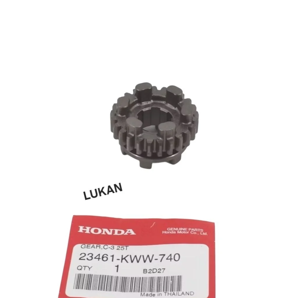 Bánh răng, nhông số 3 cốt tải WAVE S110, RSX, BLADE, A110... 25T zin 23461-KWW-740 - Ảnh 3