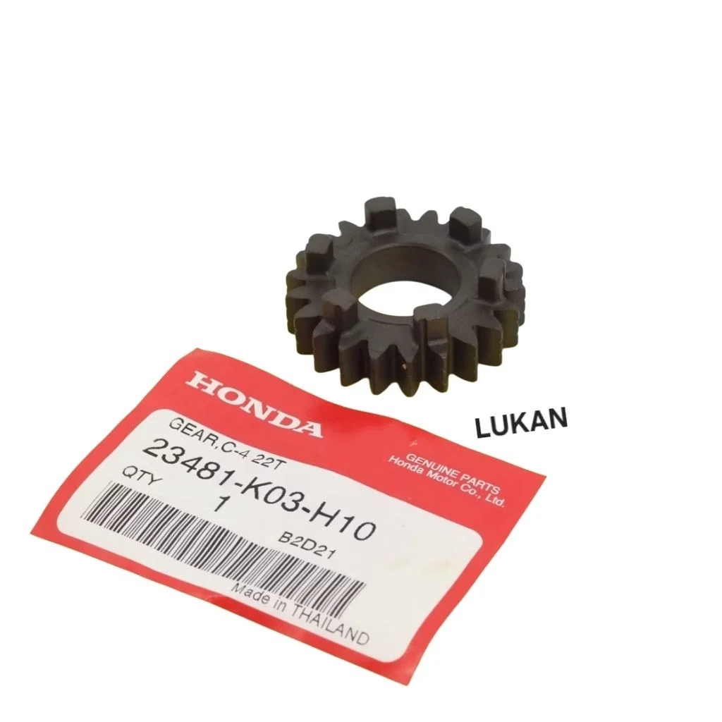 Bánh răng, nhông số 4 cốt tải WAVE S110, RSX, BLADE, A110... 22T zin 23481-KWW-740, K03-H10 - Ảnh 4