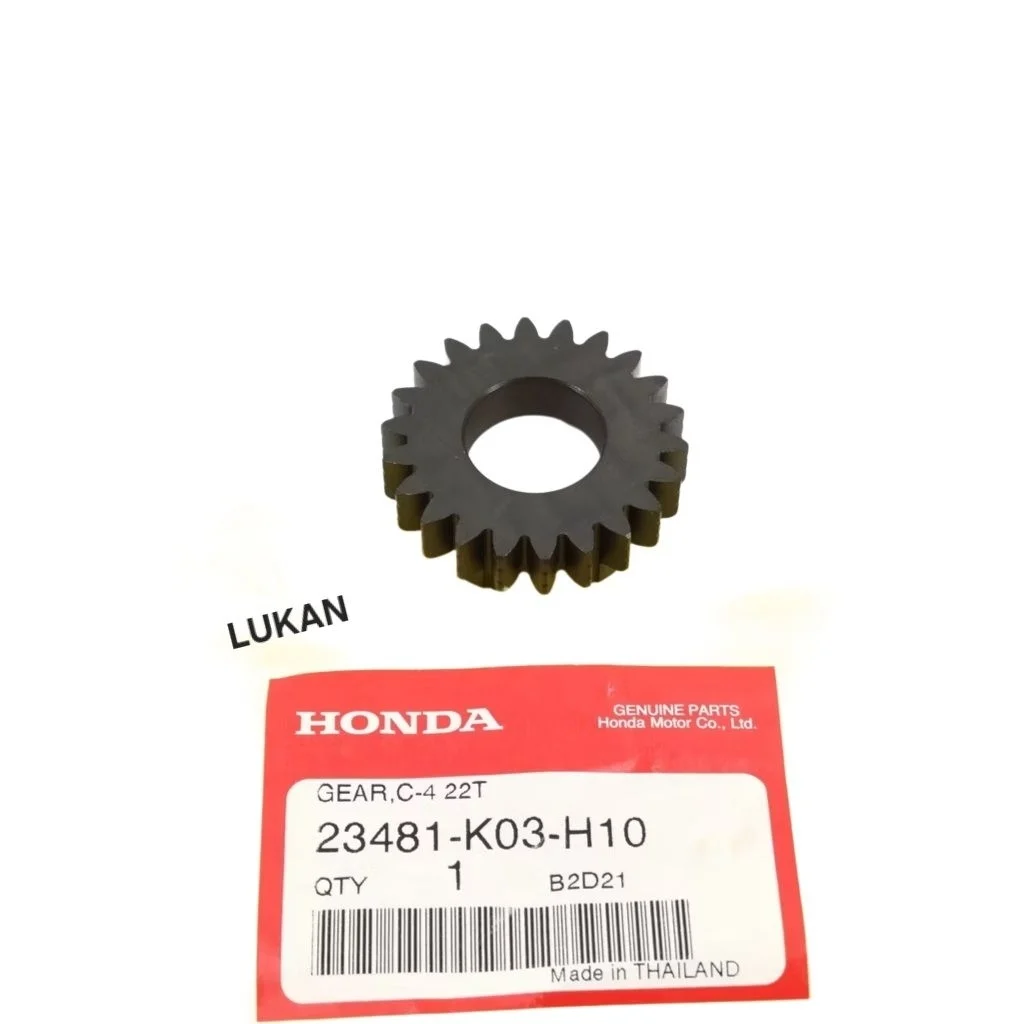 Bánh răng, nhông số 4 cốt tải WAVE S110, RSX, BLADE, A110... 22T zin 23481-KWW-740, K03-H10 - Ảnh 5