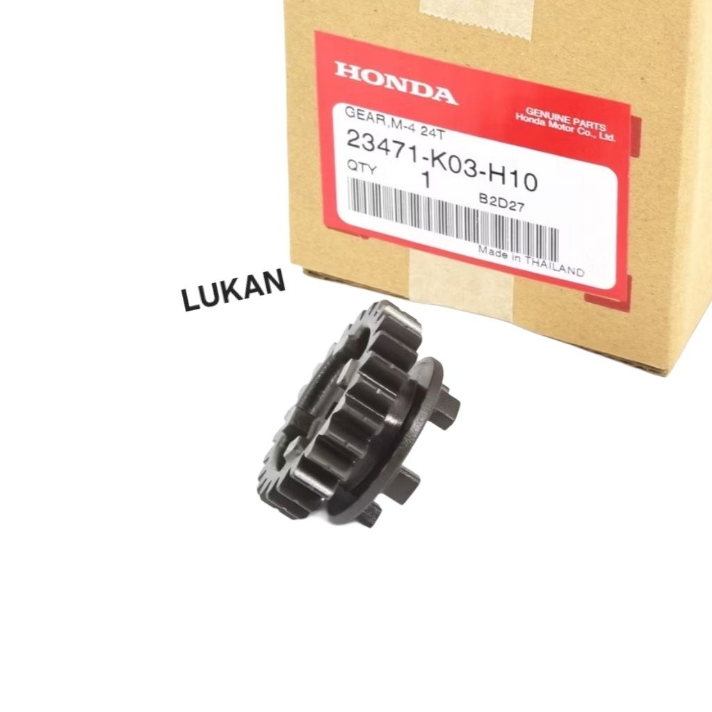 Bánh răng, nhông số 4 cốt nồi WAVE S110, RSX, BLADE, A110... 24T zin 23471-KWW-741, K03-H10 - Ảnh 5