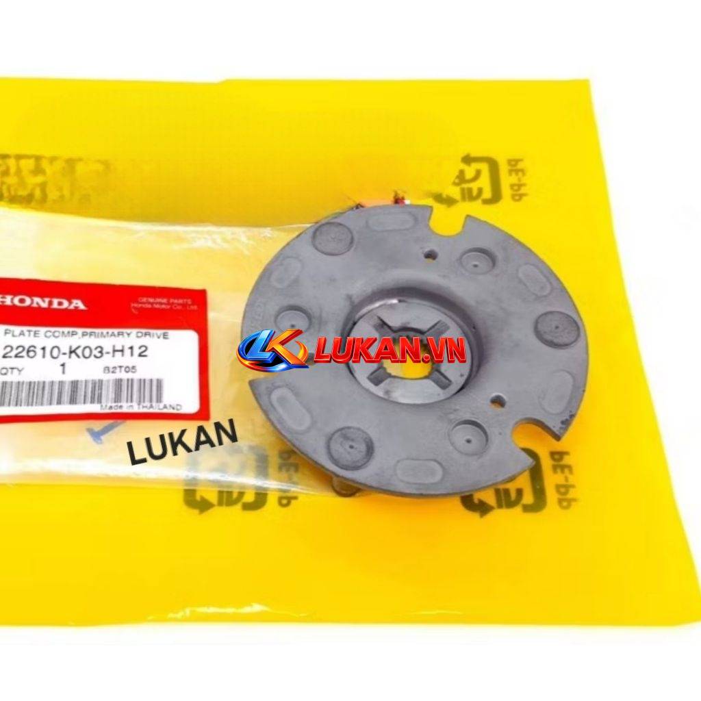 Đế sắt bố ba càng, nồi côn ly hợp xe WAVE RSX 2014-2026... zin 22610-K03-H12