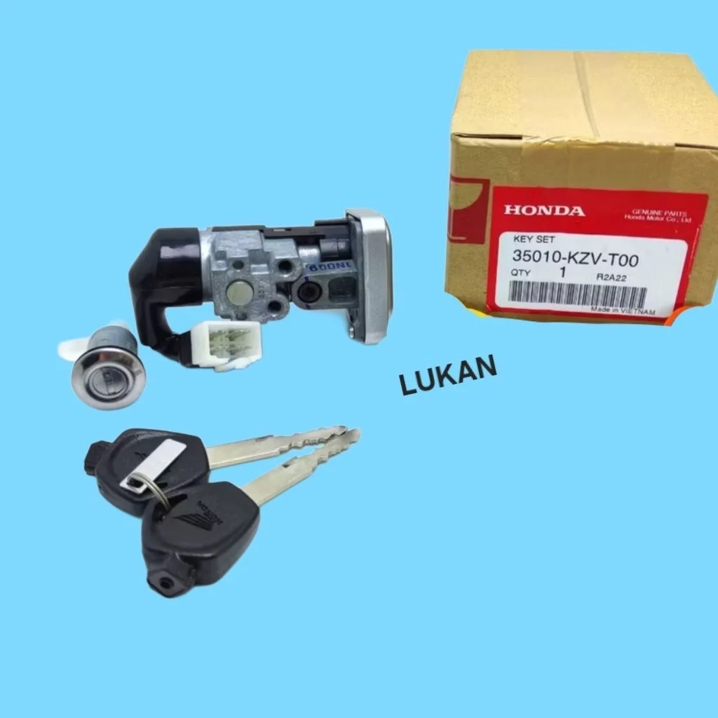 Bộ ổ khóa, công tắc điện xe Super DREAM 110.... zin 35010-KZV-T00 - Ảnh 2