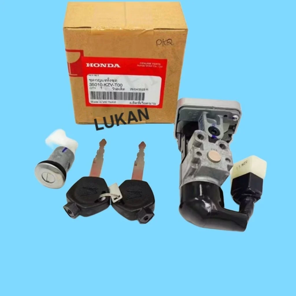 Bộ ổ khóa, công tắc điện xe Super DREAM 110.... zin 35010-KZV-T00 - Ảnh 4