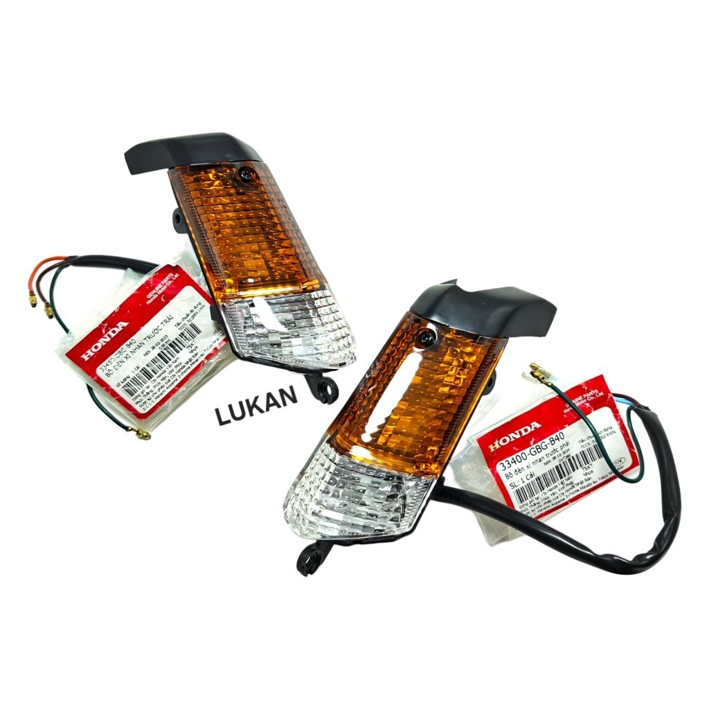 Cặp đèn xi nhan trước xe SUPER DREAM Việt zin Honda 33450-GBG-B40, 33400-GBG-B40 - Ảnh 2