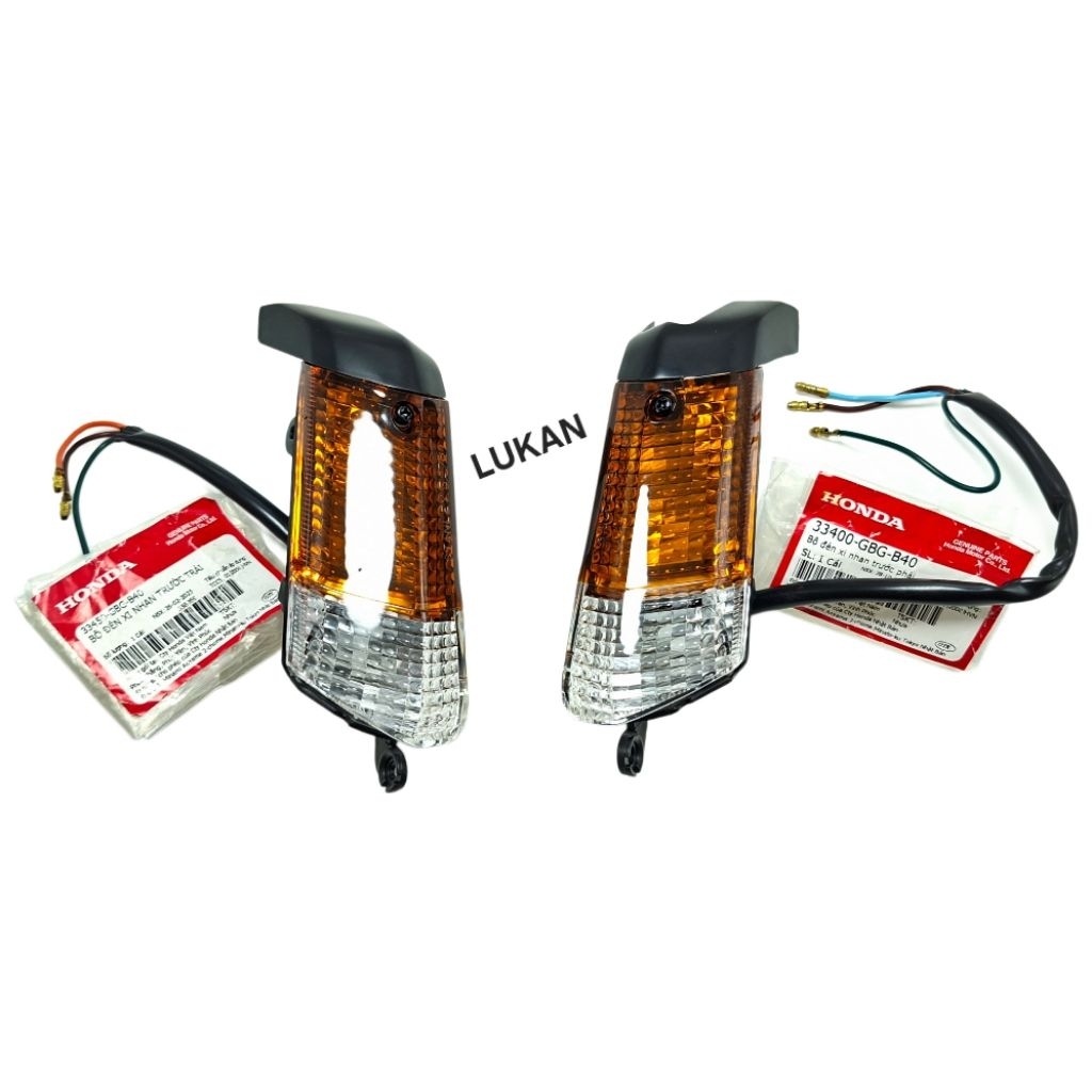 Cặp đèn xi nhan trước xe SUPER DREAM Việt zin Honda 33450-GBG-B40, 33400-GBG-B40 - Ảnh 4