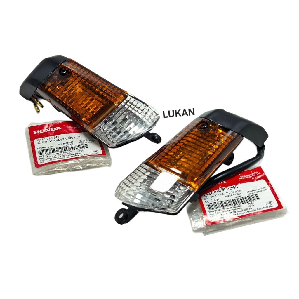 Cặp đèn xi nhan trước xe SUPER DREAM Việt zin Honda 33450-GBG-B40, 33400-GBG-B40 - Ảnh 3