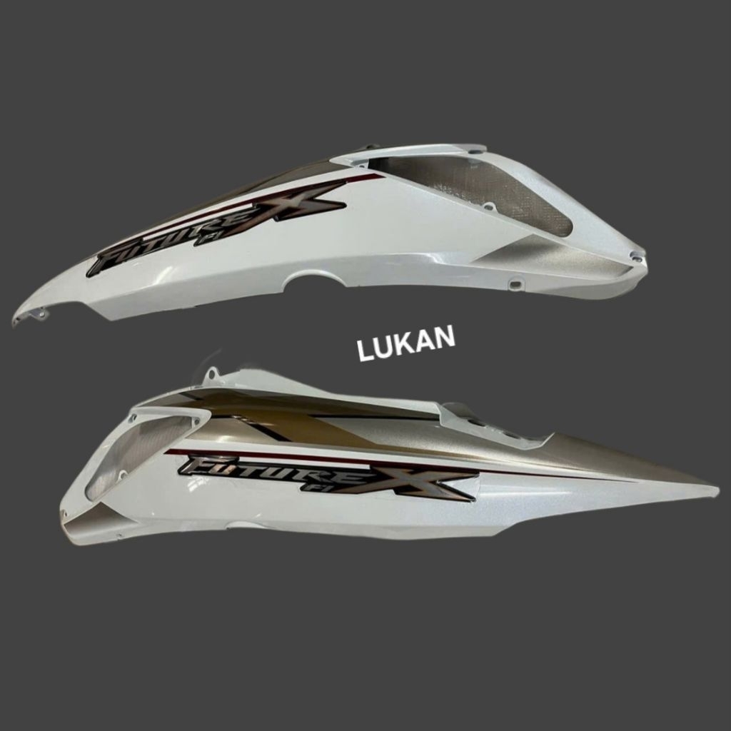 Cặp nhựa ốp vỏ thân sườn xe FUTURE X 125.... Trắng zin chính hãng - Ảnh 3