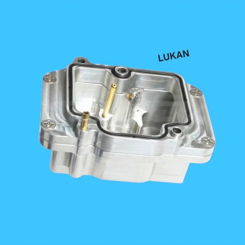 Chén chứa xăng lớn CNC bình bông mai, ga dẹp, PWK.... xe DREAM, WAVE... - Ảnh 3