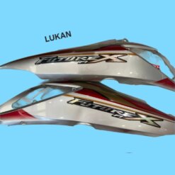Cặp nhựa ốp thân sườn xe FUTURE X 125 Bạc Đỏ zin chính hãng