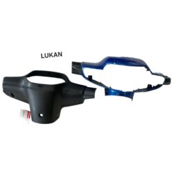 2 Ốp nhựa đầu đèn trước xe WAVE ALPHA đời đầu Xanh ngọc zin
