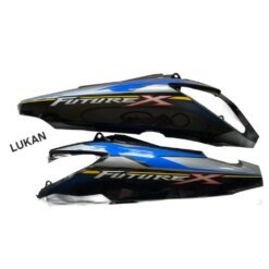 Cặp nhựa ốp thân sườn xe FUTURE X 125.... Đen Xanh zin chính hãng