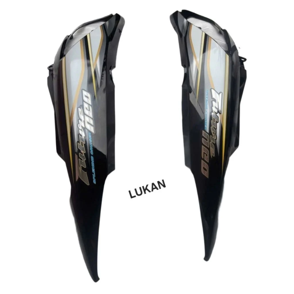 Cặp nhựa ốp thân sườn xe FUTURE NEO 125 Đen zin tem cánh chim - Ảnh 4