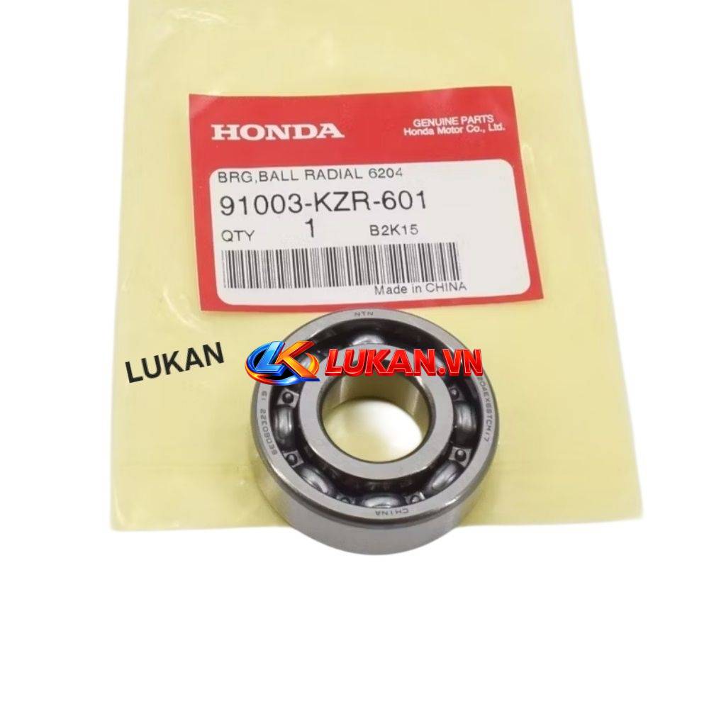Vòng bi, bạc đạn xe máy 6204... zin chính hãng 91003-KZR-602