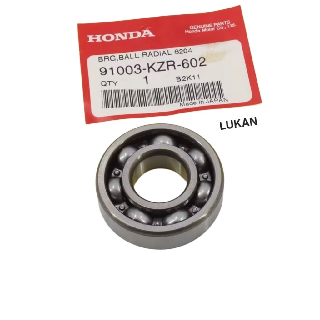 Vòng bi, bạc đạn xe máy 6204... zin chính hãng 91003-KZR-602 - Ảnh 4
